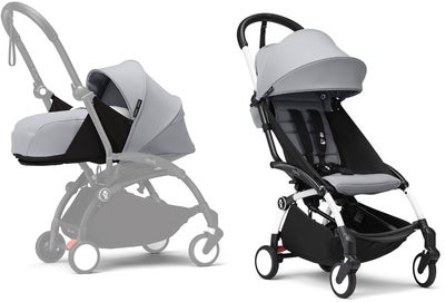Stokke YOYO 3 Sportsvogn inkl. Newborn Pack, Stone/White