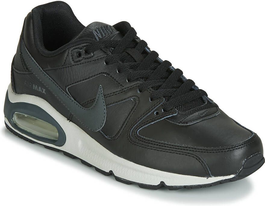 Nike Air Max Command Leather Sneakers Heren Black Anthracite-Neutral Grey