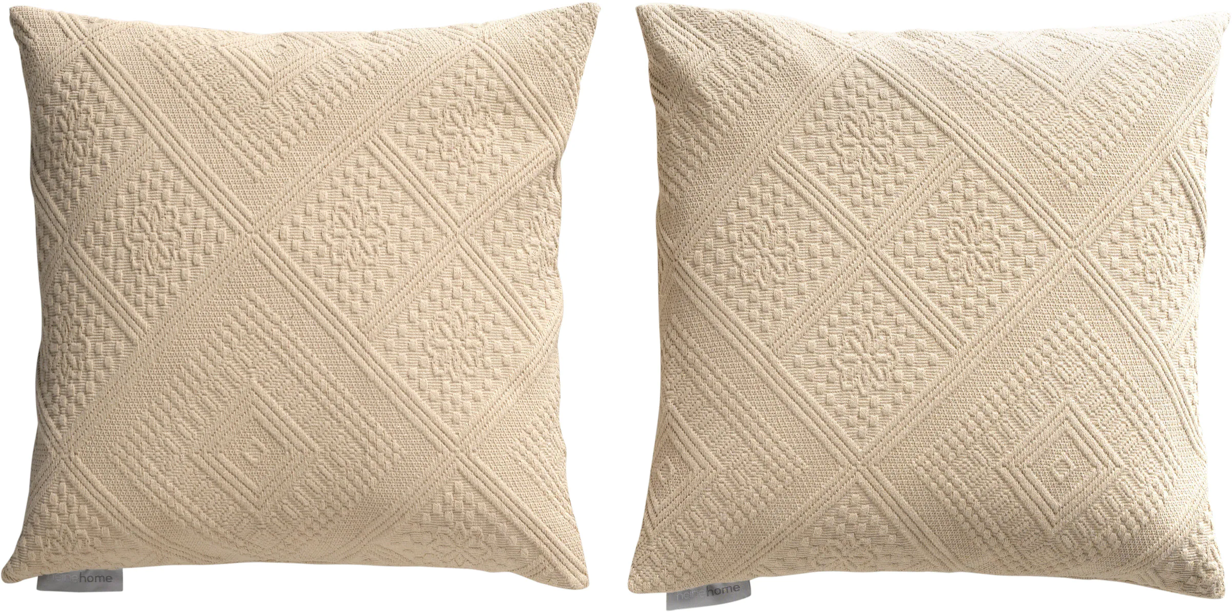 Pereira da Cunha Kissenhülle 2er-Set in taupe