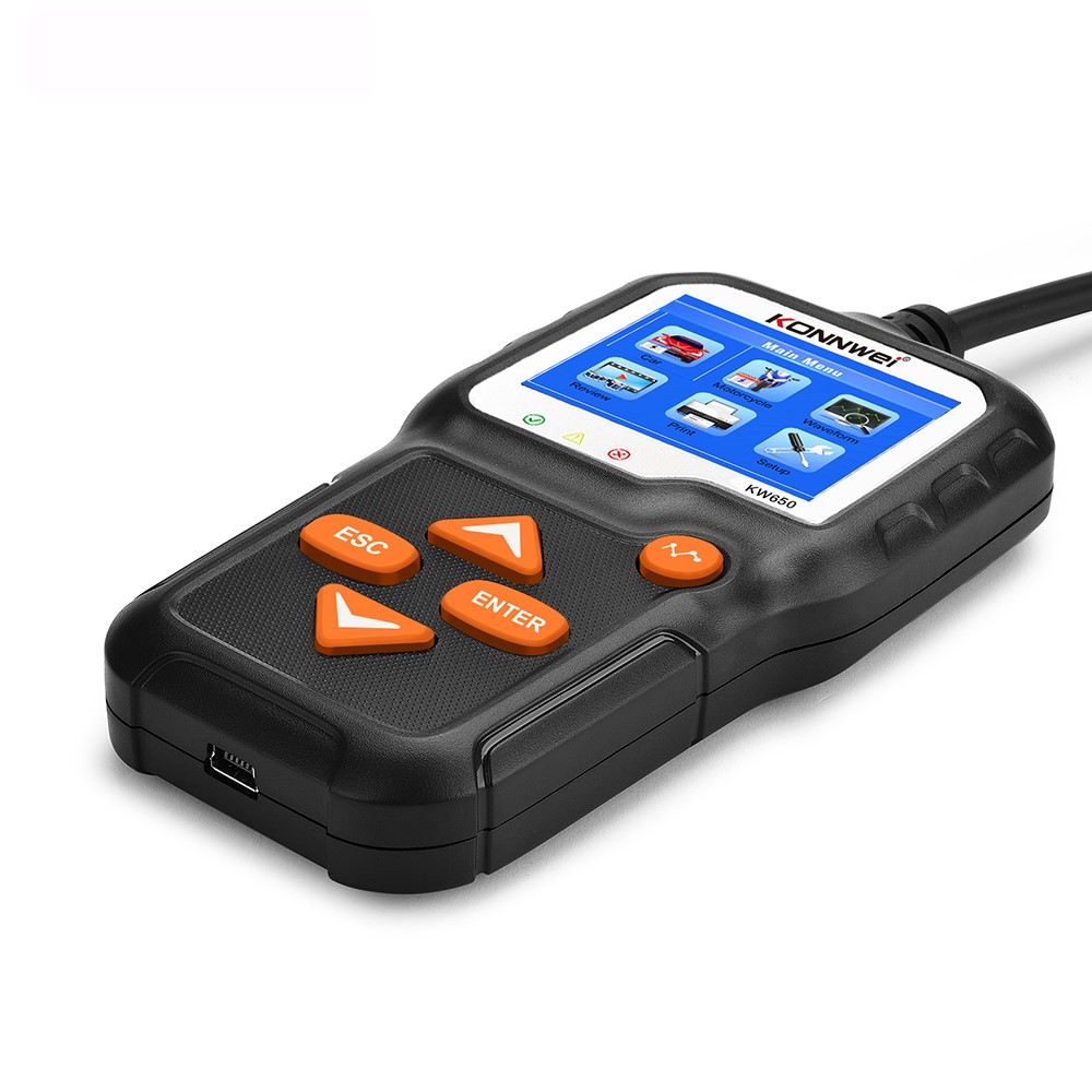 Auto Batterietester KFZ Spannungswiderstand Prüfgerät mit LED Display CCA 100-2000