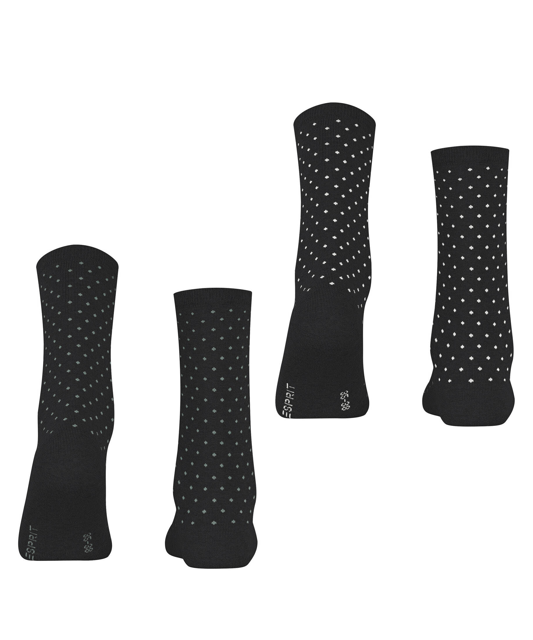 Esprit| Damen Socken Fine Dot 2-Pack