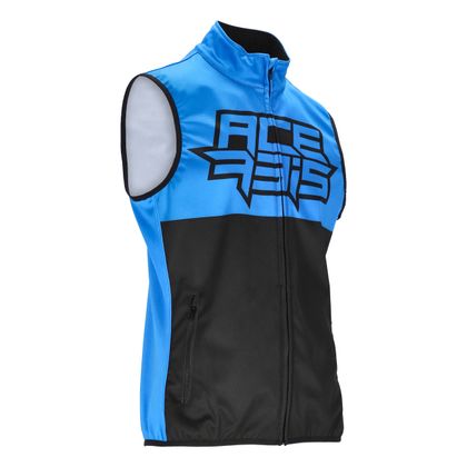 Veste Acerbis SOFTSHELL MX LINEAR - Noir / Bleu