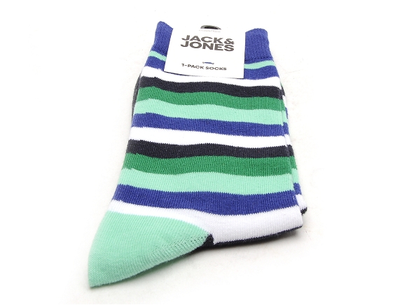 Jack and jones famille accessoires jacwide stripe sock vert