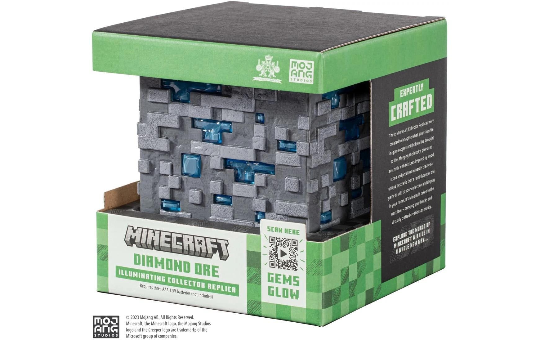 Paladone LED Deckenleuchte »Minecraft Illuminating Diamond Ore Cube 10 cm«