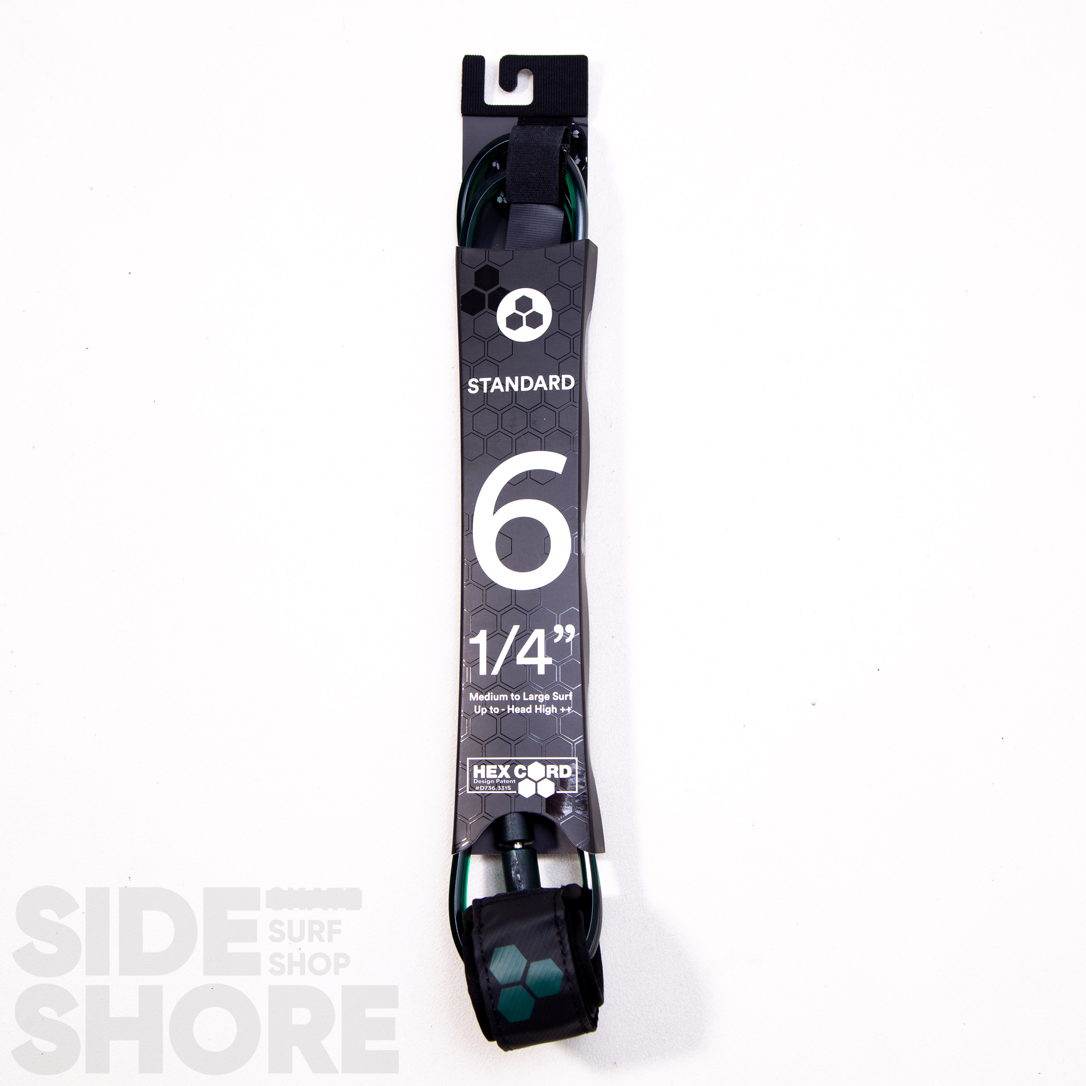 Channel Islands Hex Standard Leash 6'0 - 1/4
