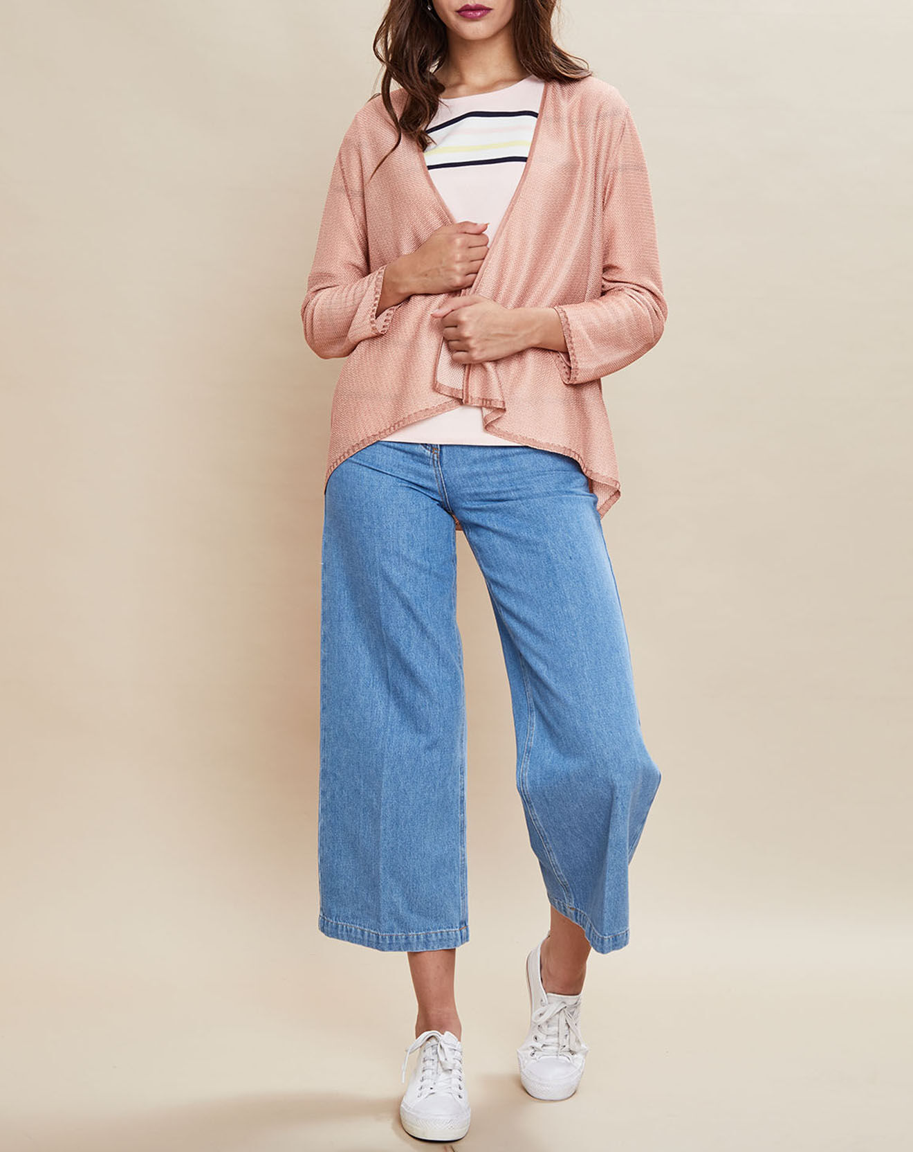 Devernois Gilet fin Galatée rose
