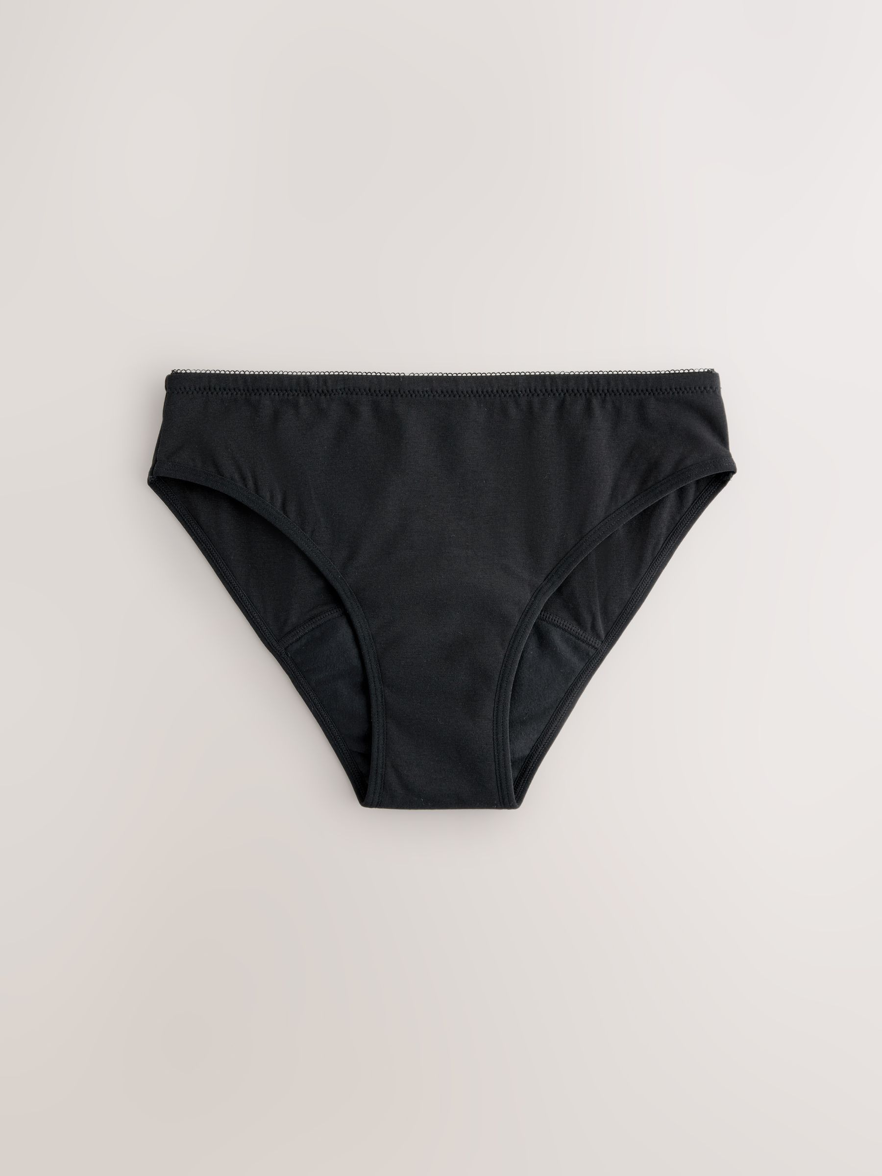 Zwart in lichte wassing - Set van 2 menstruatiebikinibroekjes (7-16jr)
