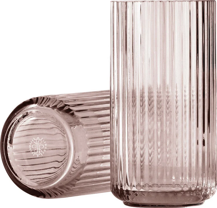 Lyngby Porcelæn Lyngby Vase 20cm glass Burgundy