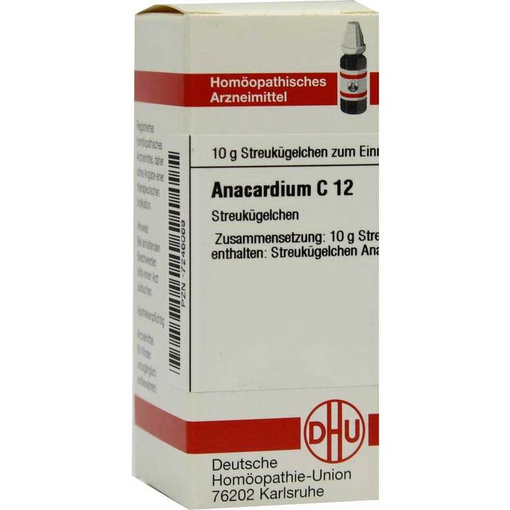 DHU Anacardium C 12 Globuli, 10 g