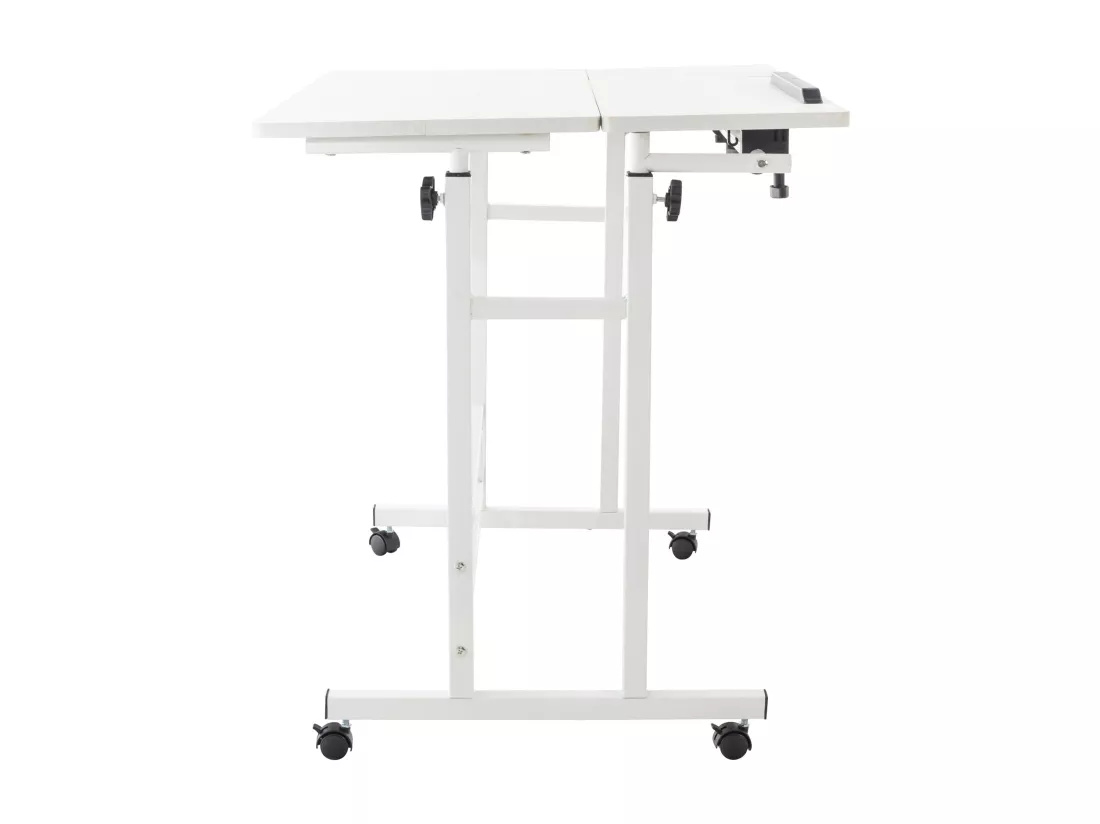 table de bureau - Bois & Métal - Blanc - Telford