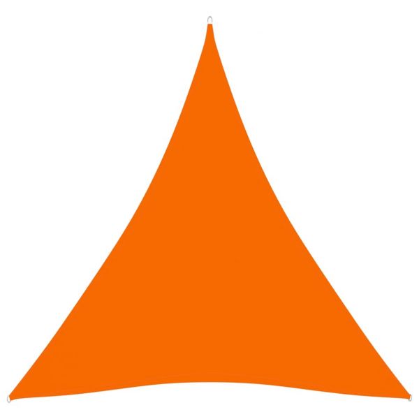 vidaXL Para-sol Vela Tecido Oxford Triangular 3,6x3,6x3,6 M Laranja - 2796008860