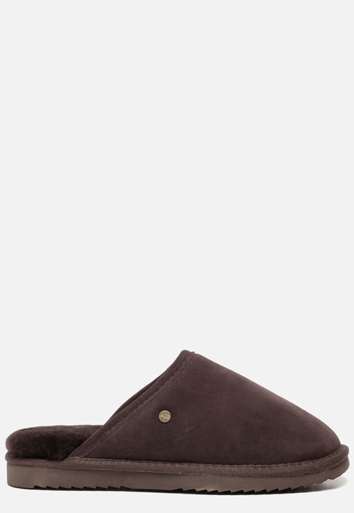 Warmbat Classic Pantoffels bruin Suede