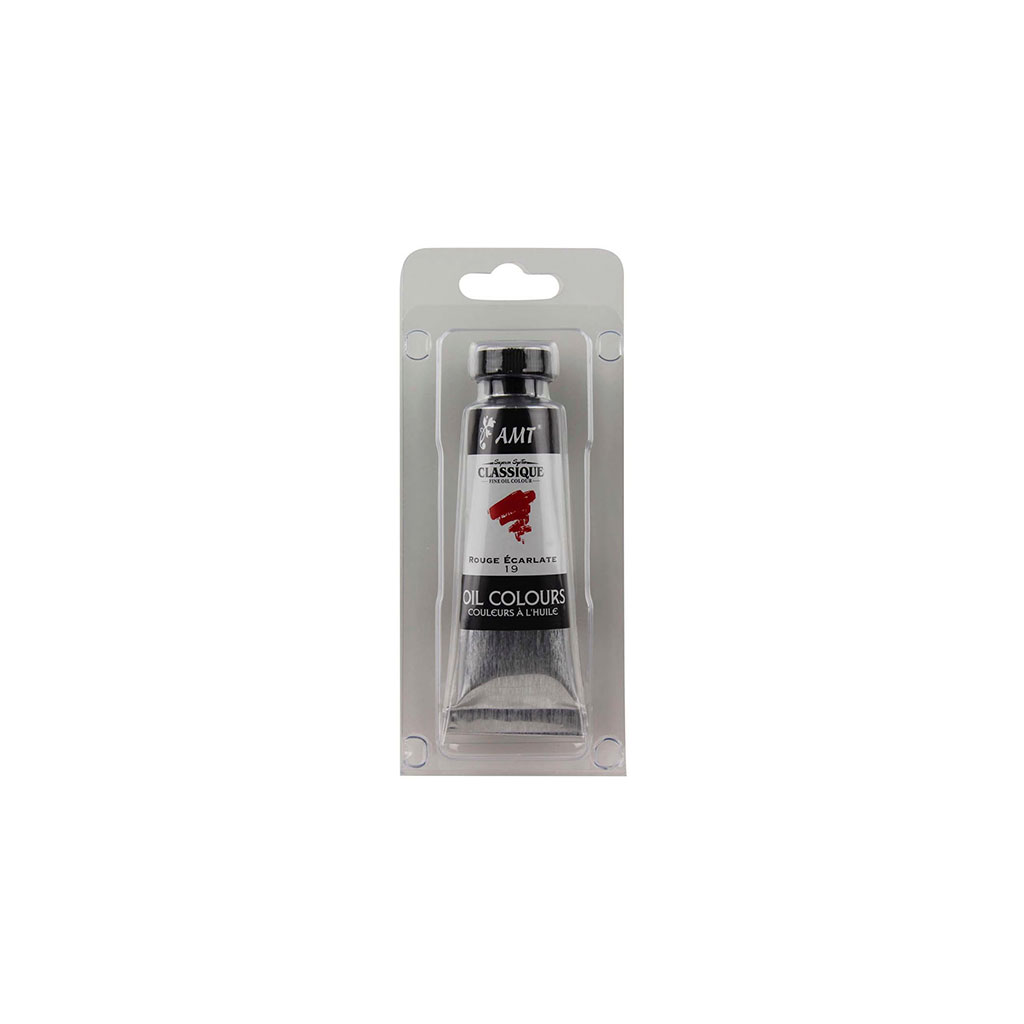 Peinture à l'huile rouge écarlate 45ml