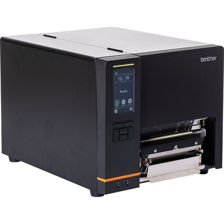 Brother IMP ETIQUETTES TJ-6521TN imprimante pour étiquettes Thermique direct/Transfert thermique Couleur 203 x 300 DPI 304,8 mm/sec Avec fil Ethernet/LAN Wifi Bluetooth