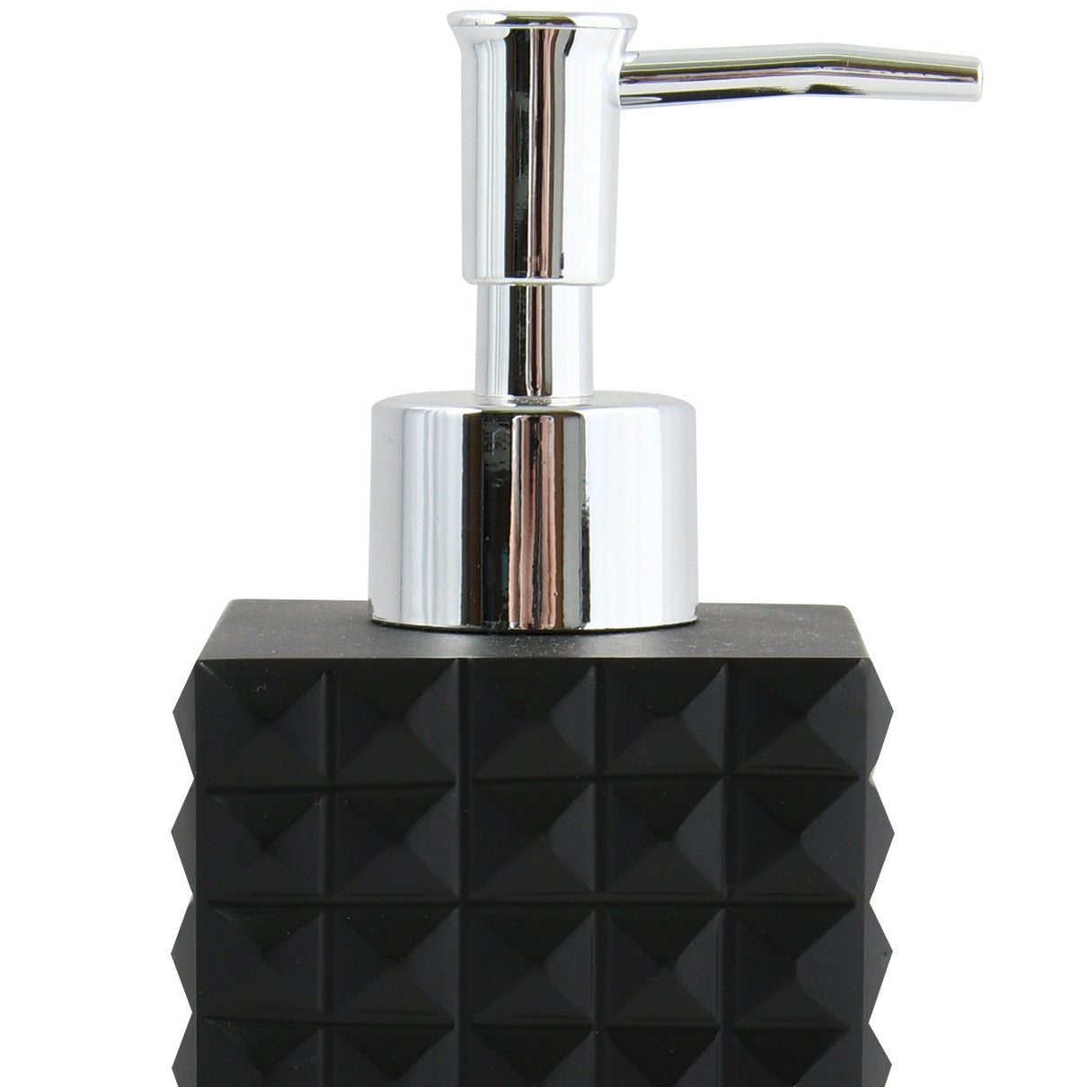 MSV Zeeppompje|dispenser - Kubik - kunststeen - zwart- 7 x 17 cm
