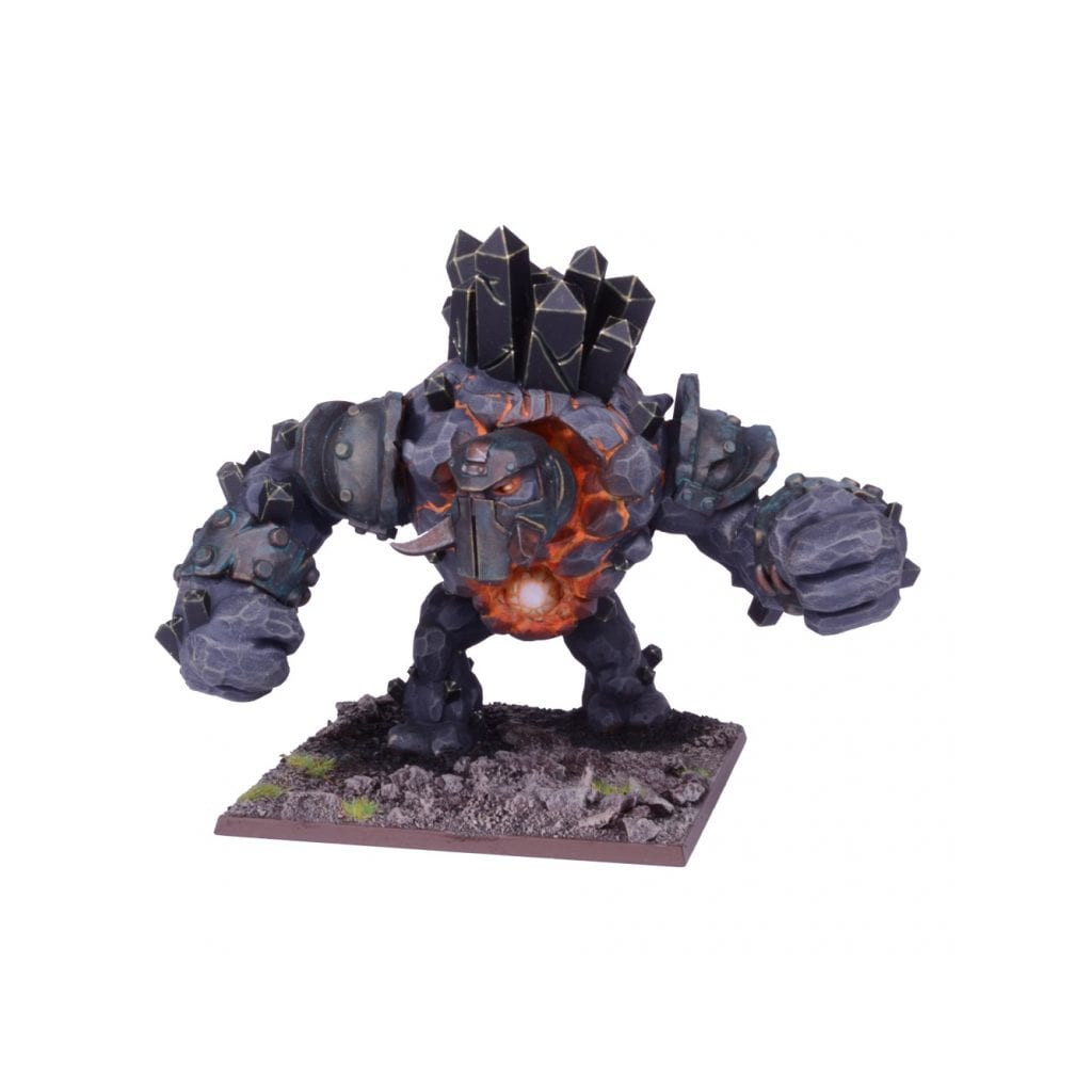 Kings of War - Abyssal Dwarf - Greater Obsidian Golem