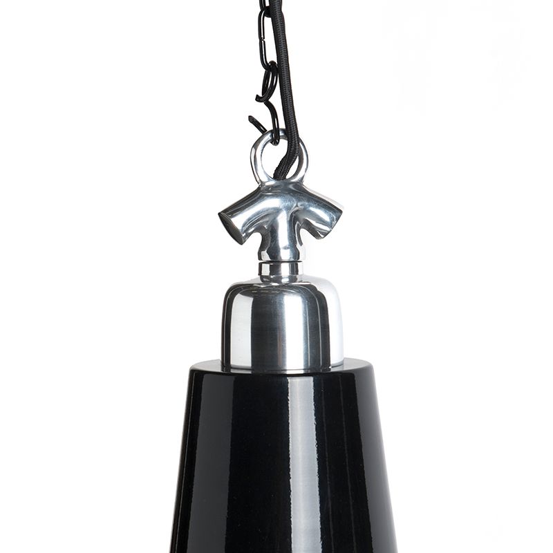 Industriële hanglamp zwart - Warrior