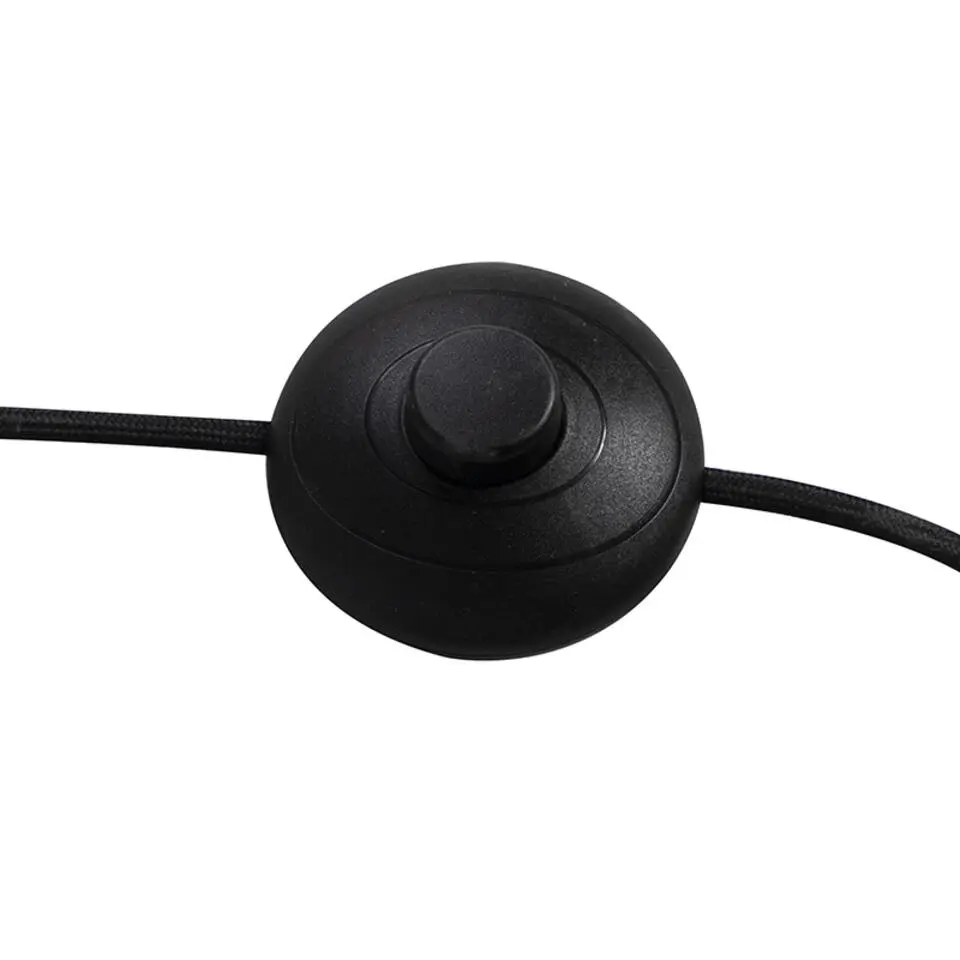 Qazqa vloerlampen sixties zwart e14
