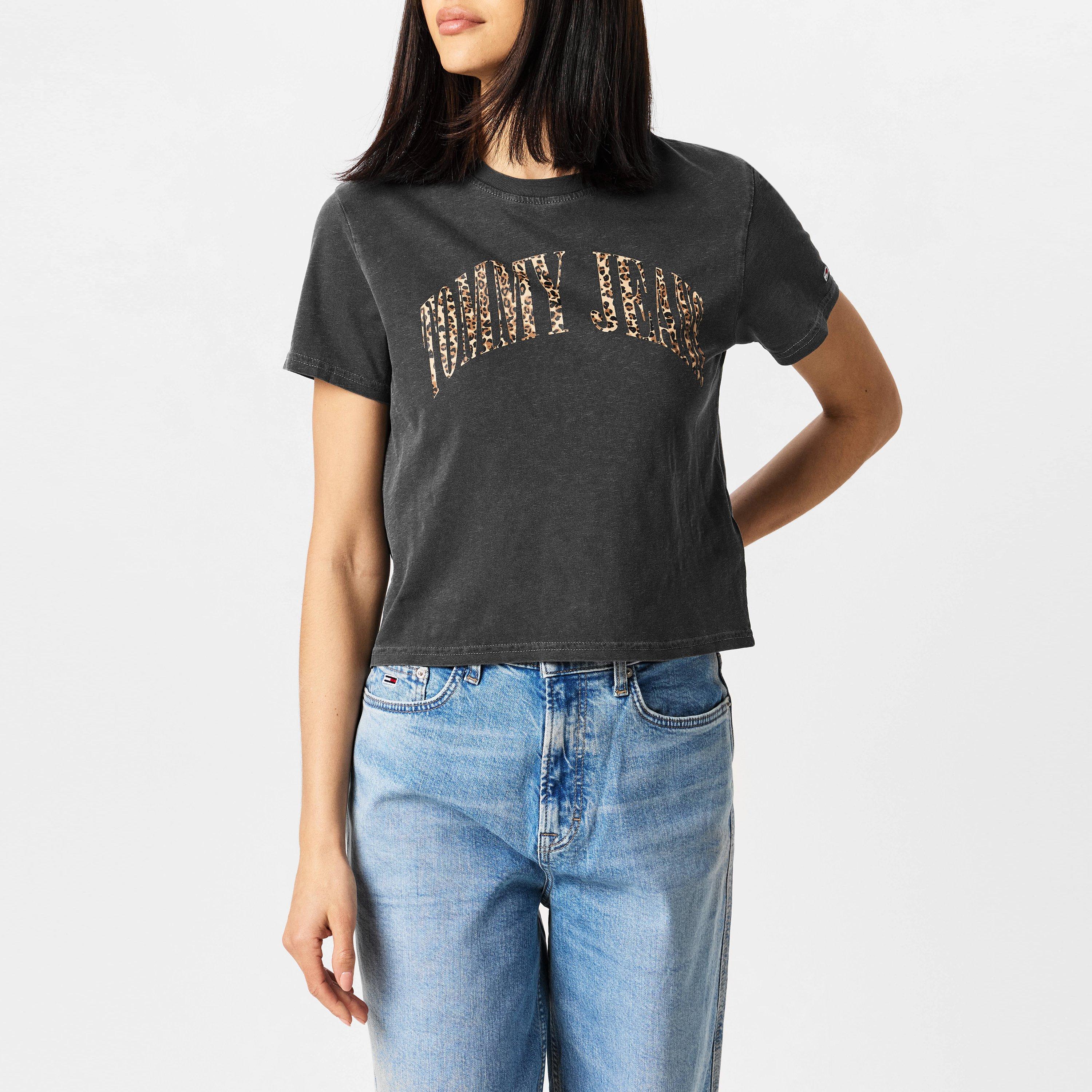 Tommy Jeans Classic Leopard Shot Sleeved Shirt
