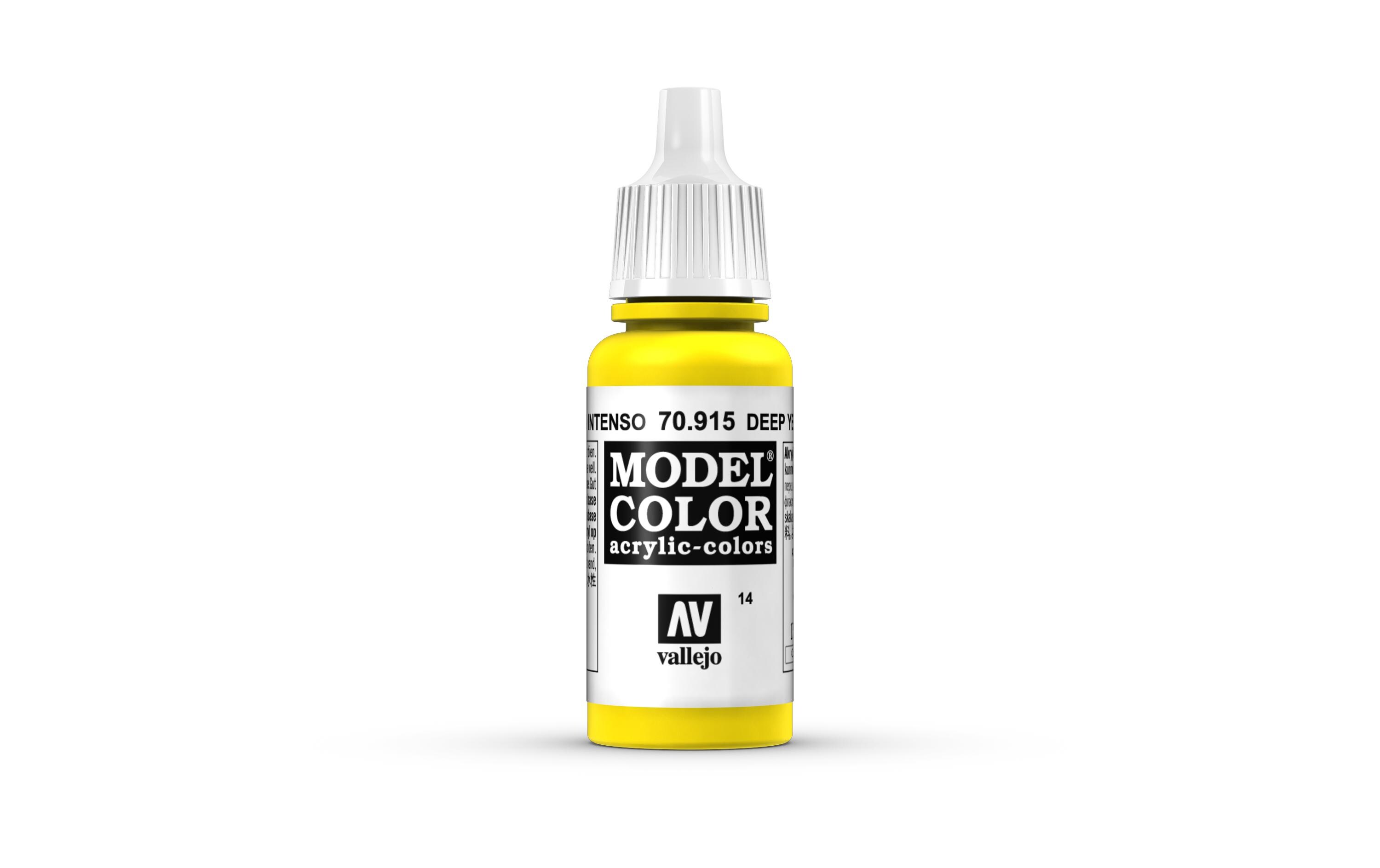 Acrylfarbe Matt, Dunkelgelb 17 mlModel Color Deep Yellow