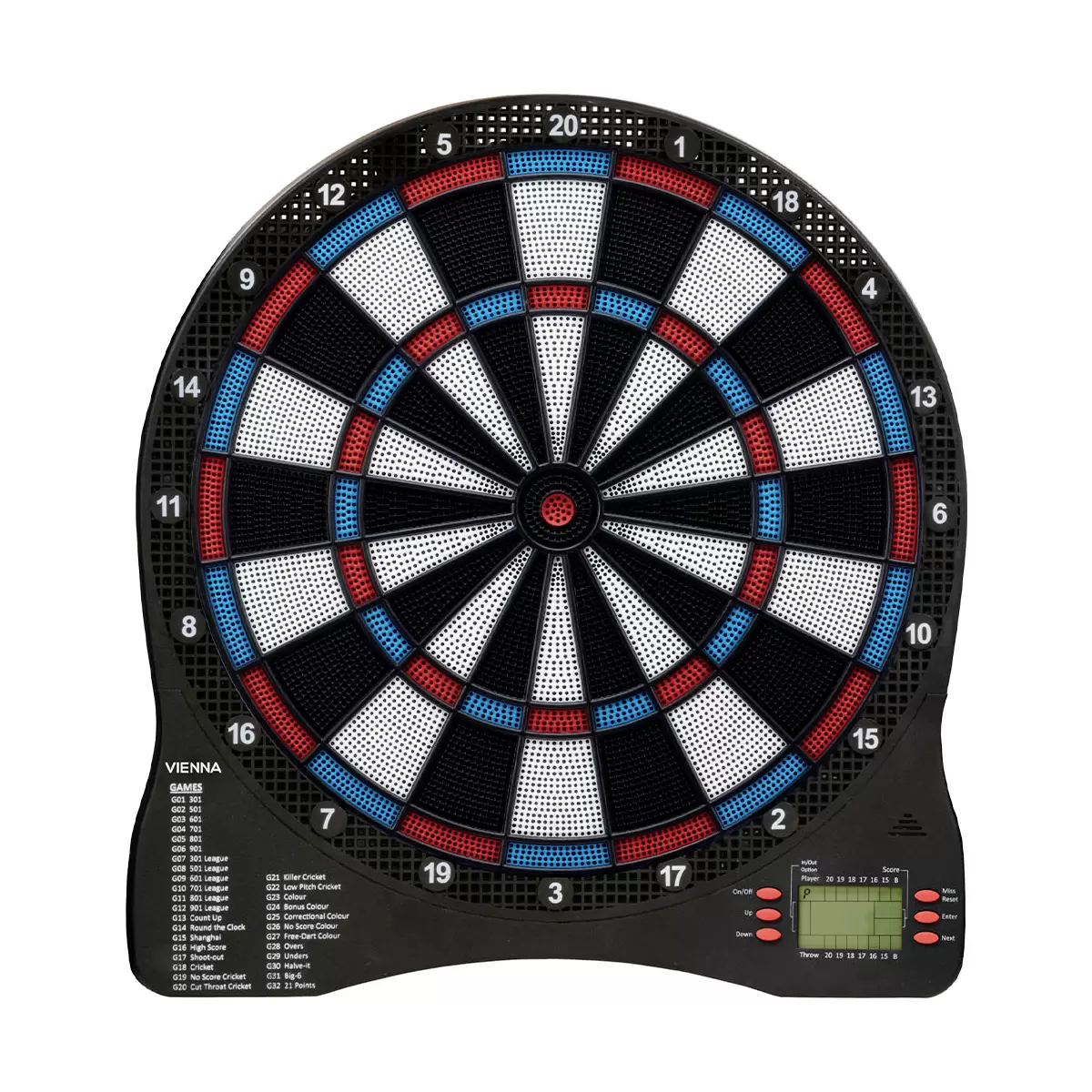 Elektronische Dartscheibe Vienna