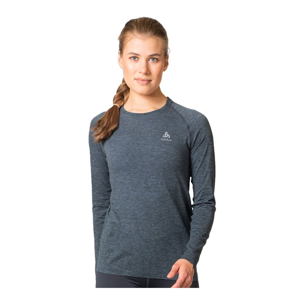 Odlo ESSENTIAL SEAMLESS - Maillot Femme india ink melange