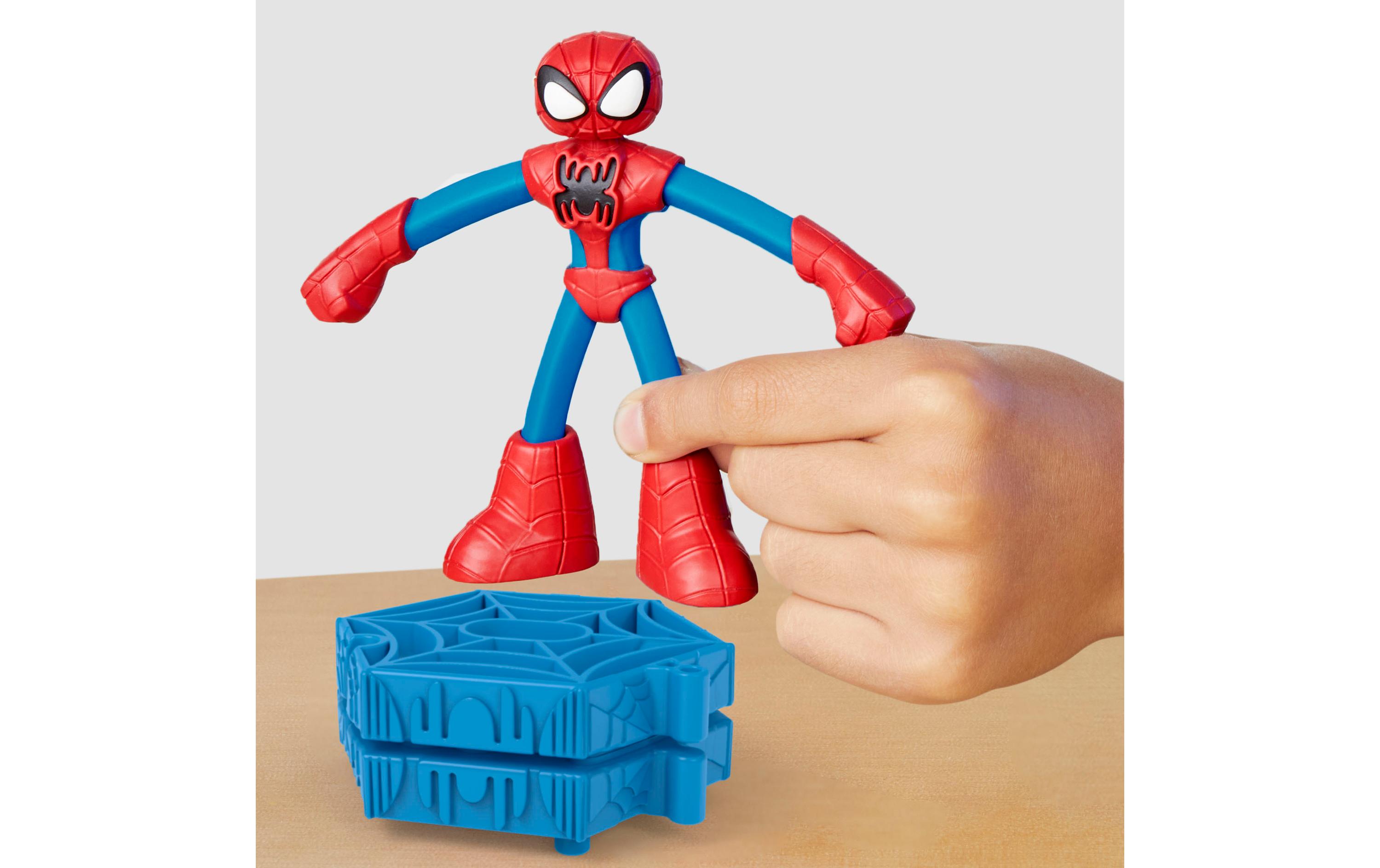 Knetspielzeug Marvel Spider-Man: Knet-NetzeSpielset mit Actionfigur und Knete