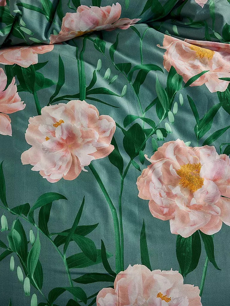 ESSENZA Satin-Bettwäsche DOROTHEA 70x90cm/140x200cm Soft Teal mint