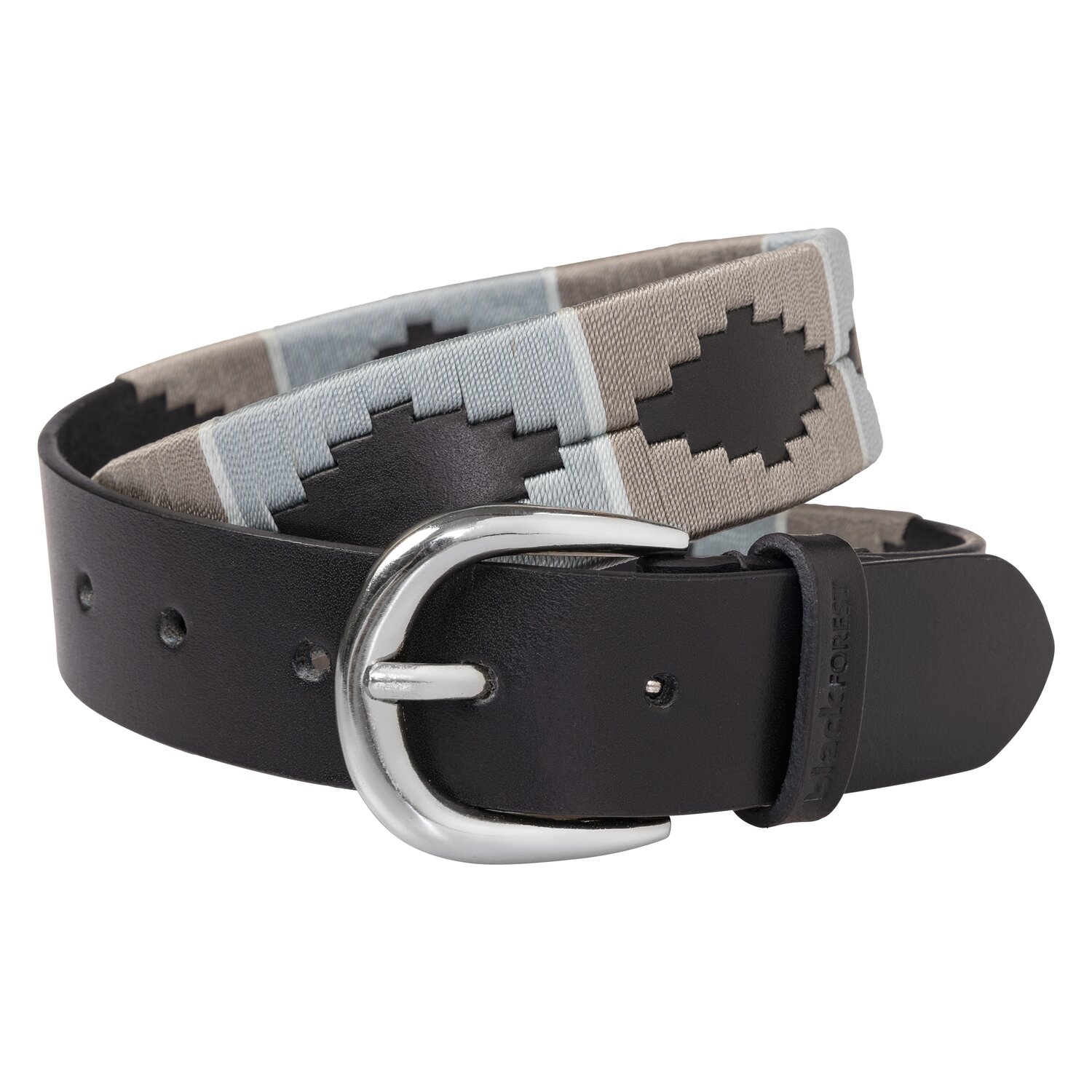 black forest Gürtel Canterbury  - black/grey