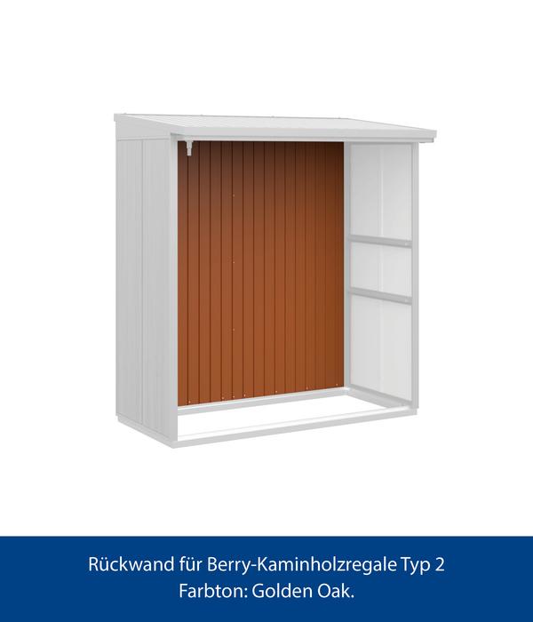 Hörmann Rückwand für Berry-Kaminholzregal