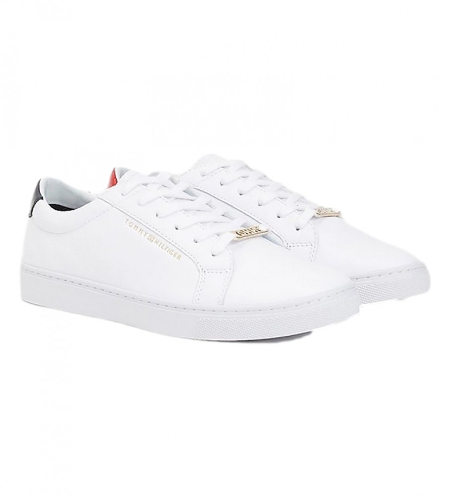 Tênis Tommy Hilfiger Essential de couro branco