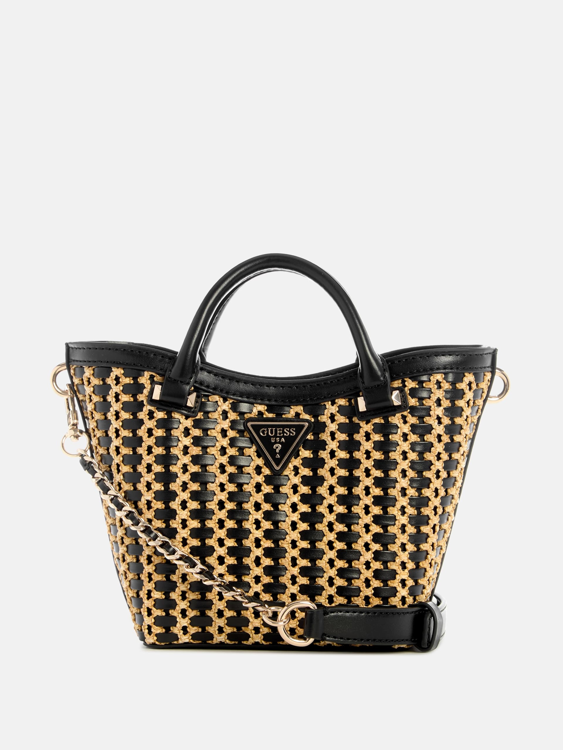 Bolsa tote pequena Atalia Raffia