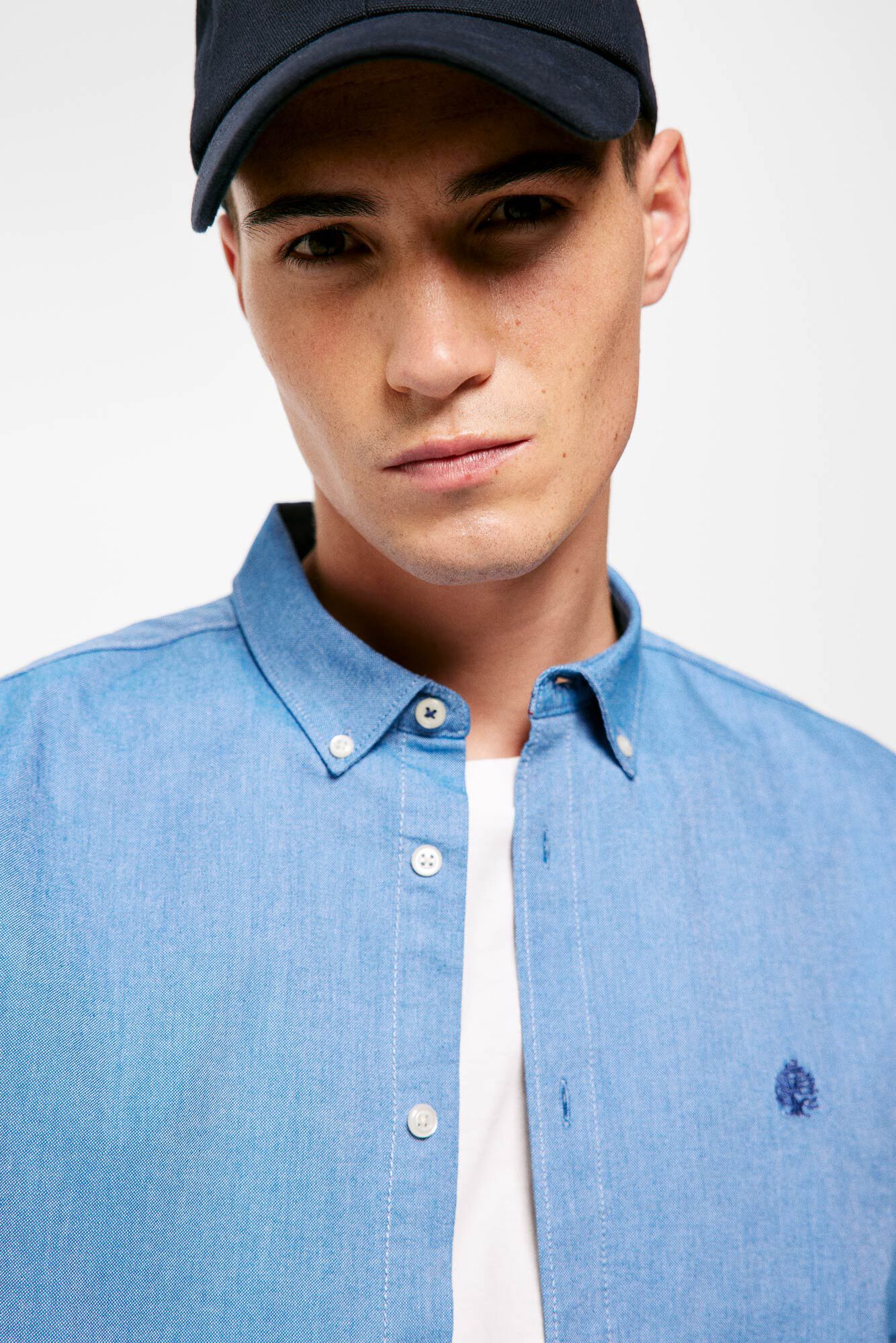 Cor da camisa Oxford