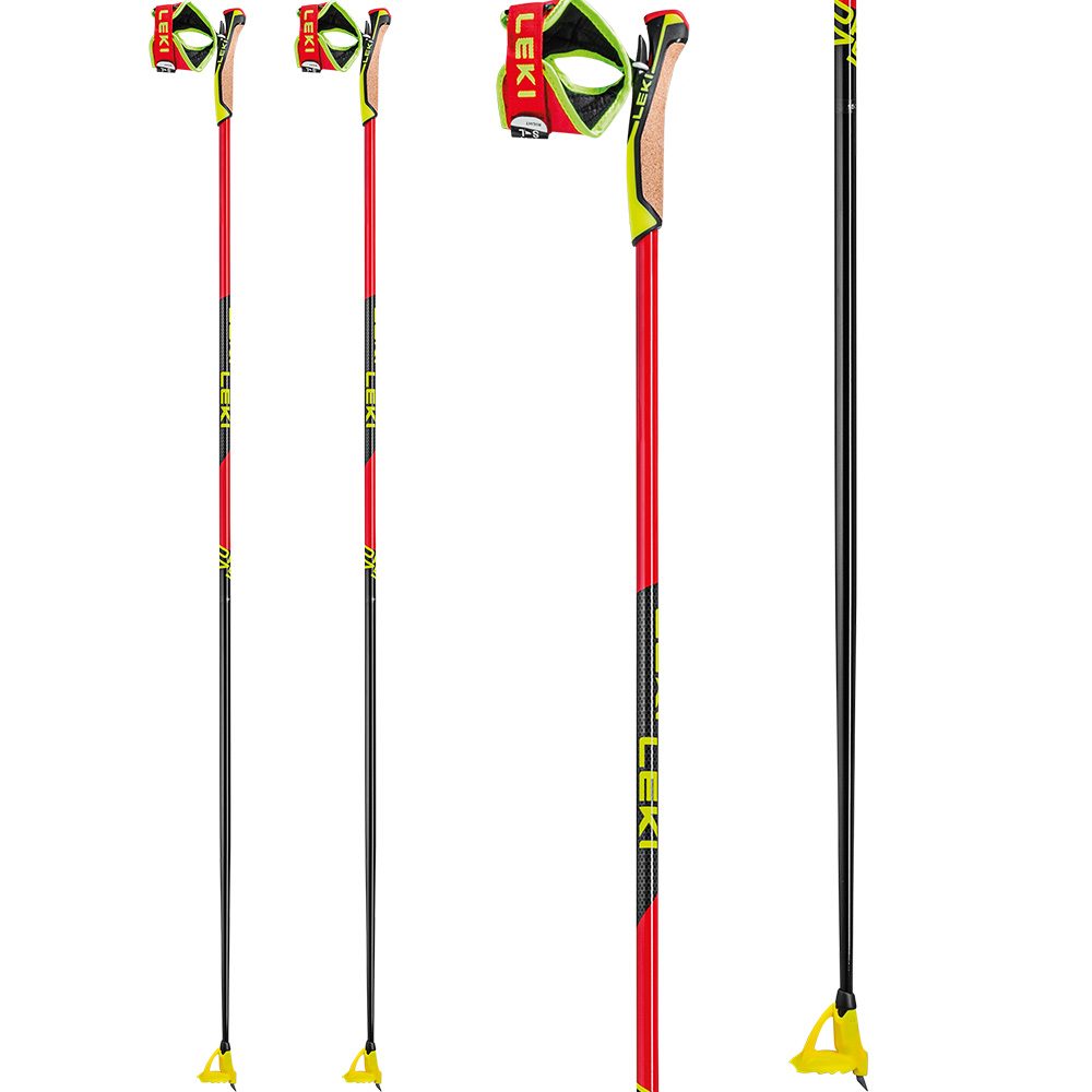 LEKI PRC 750 Langlaufstöcke bright rot