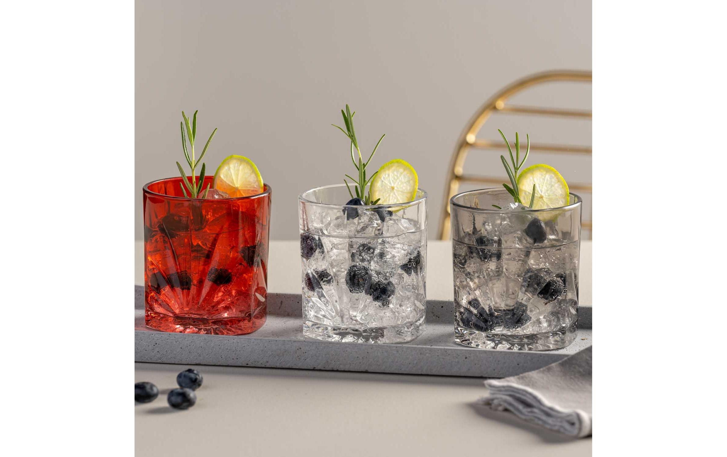 Whiskyglas Capri 330 ml, 4 Stück, GrauWhiskygläser Set