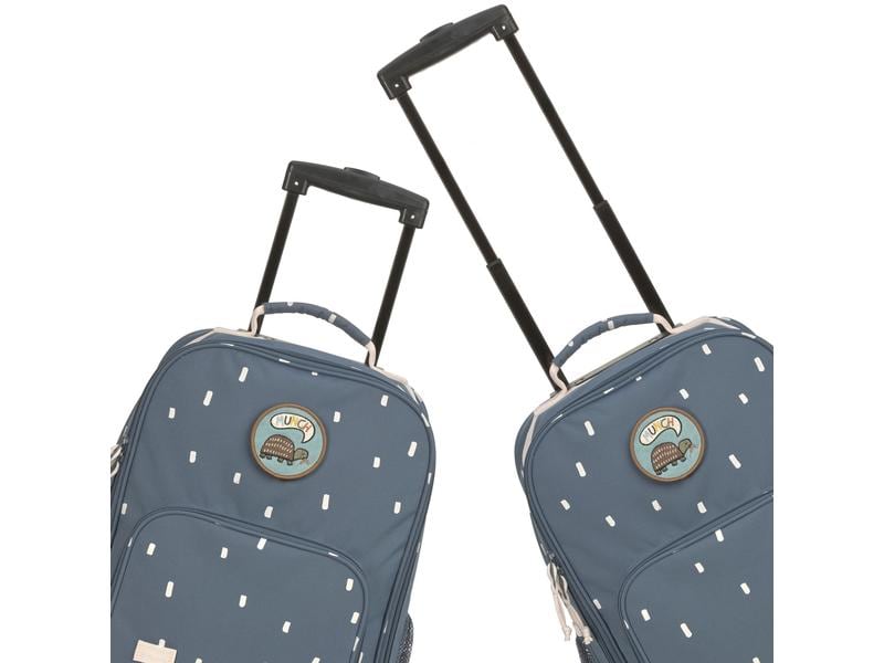 Lässig Reisetrolley Happy Prints Midnight Blue Kinderkoffer ab 3 Jahren