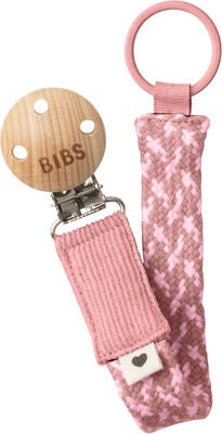 BIBS Braid Smokkesnor, Dusty Pink/Baby Pink