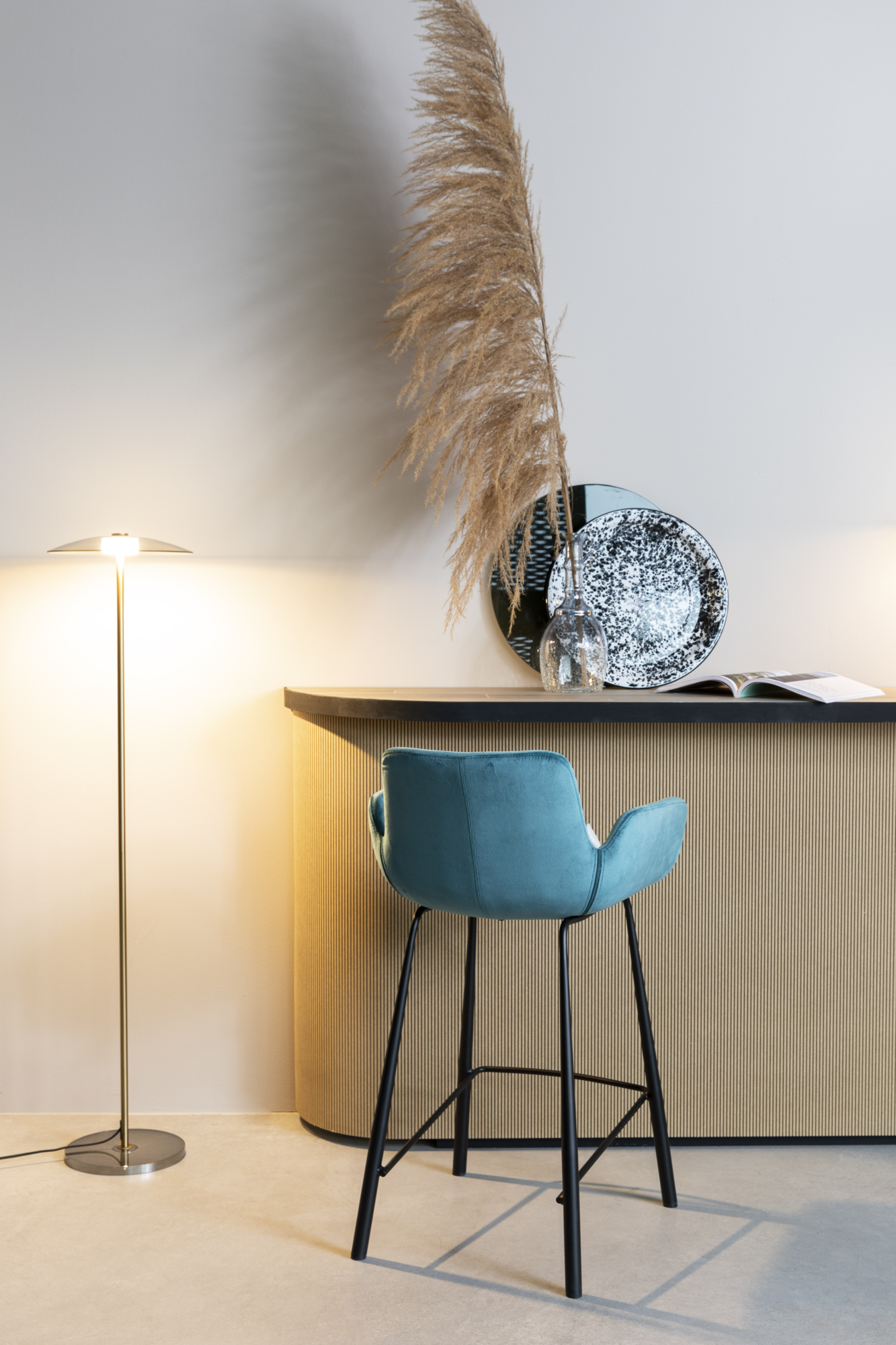 Barkruk Brit zwart - set van 2