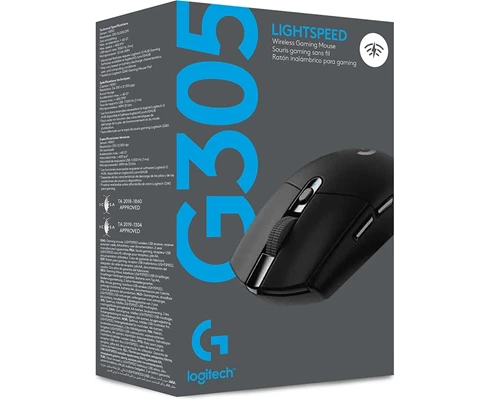 Logitech G305 Lightspeed Wireless Mouse - Black