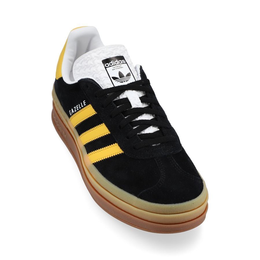 adidas Originals Chaussures Gazelle Bold - Noir/Jaune/Blanc Femme
