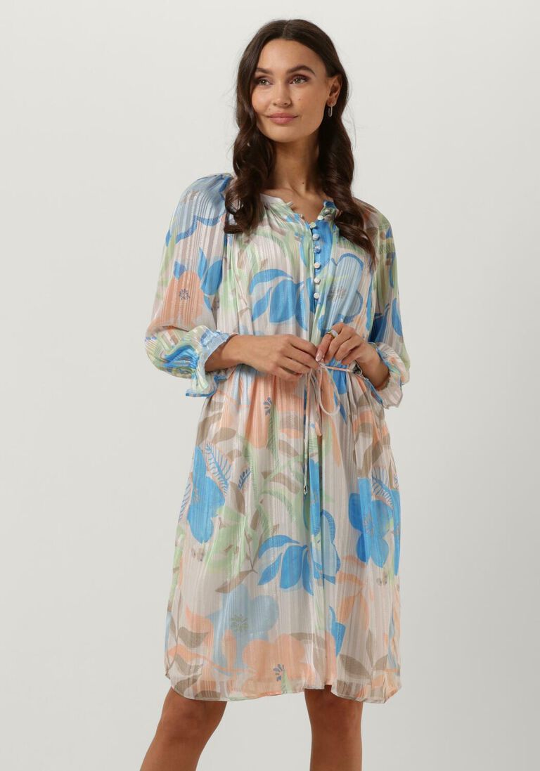 MOS MOSH zand mos mosh mini jurk queem botanic dress