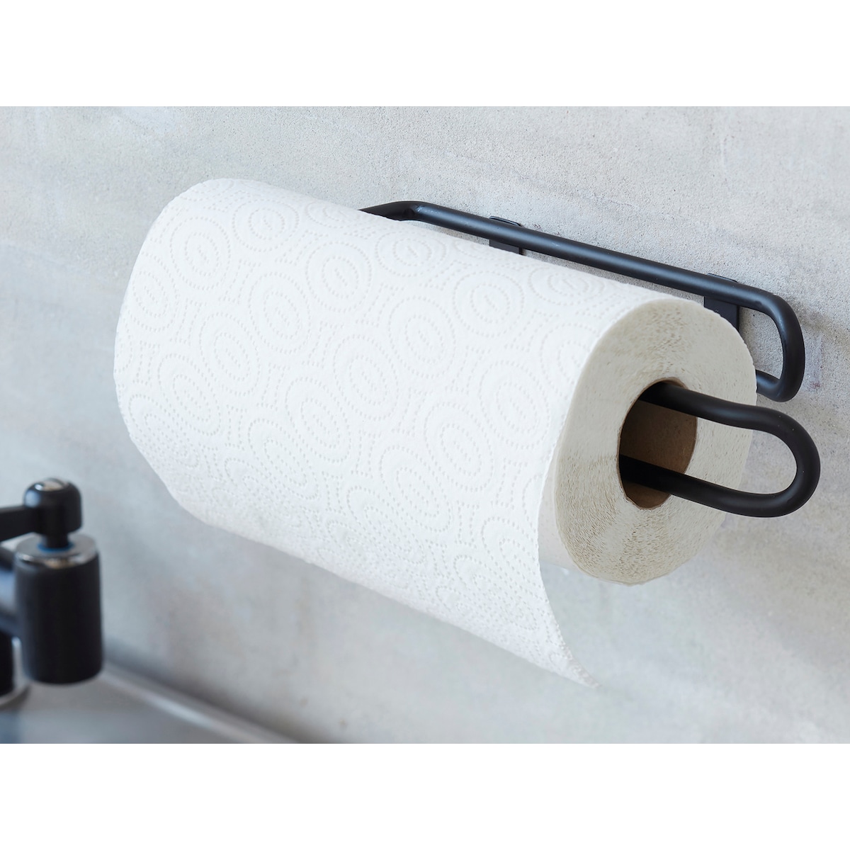Funktion Kitchen Roll Holder 31,0 x 13,5 cm Black