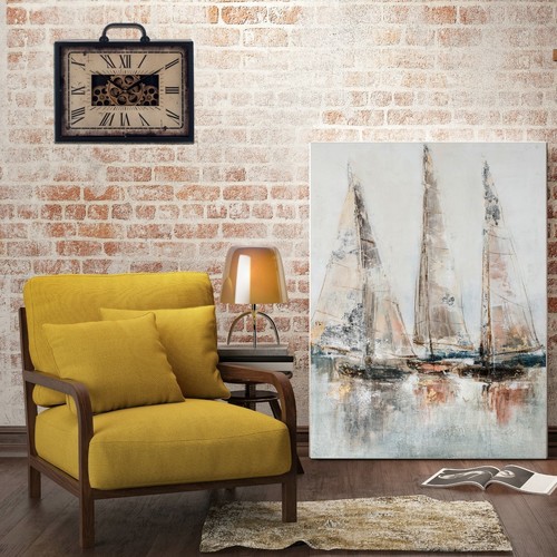 Signes Grimalt - Cuadro Barcos Kaki