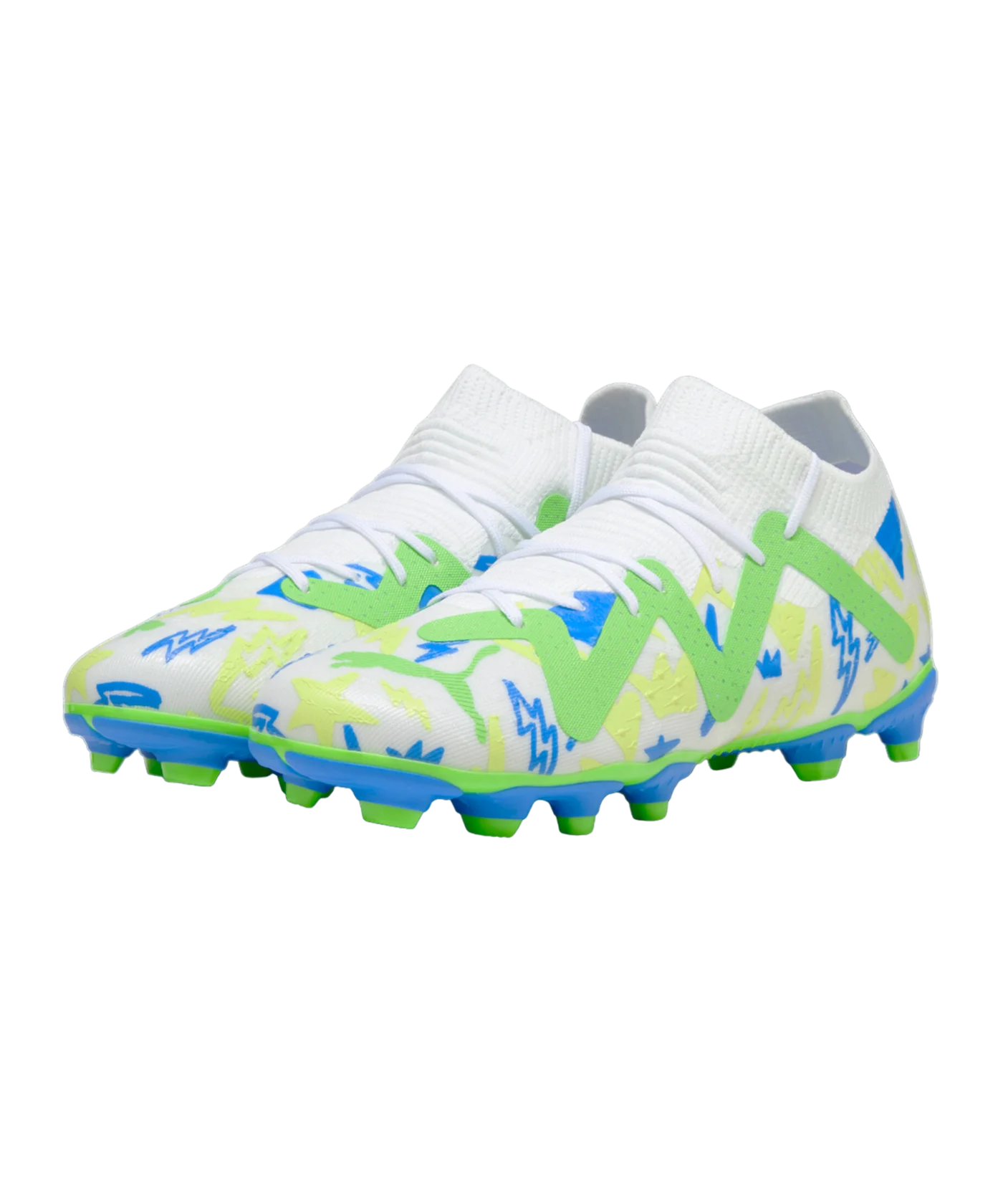 PUMA FUTURE Match FG/AG NJr Jr Kids Weiss F01
