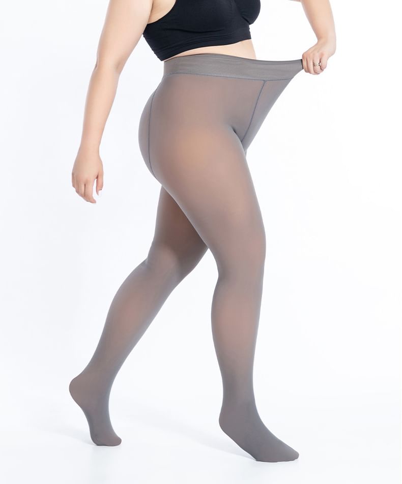 uliaque - Plus Size Fleece Gevoerde Panty's