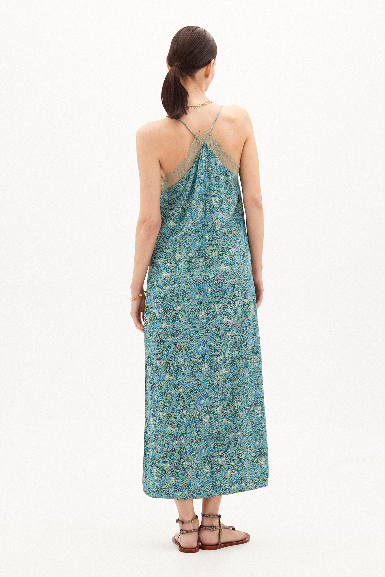 Vestido Runa Estampado - Azul
