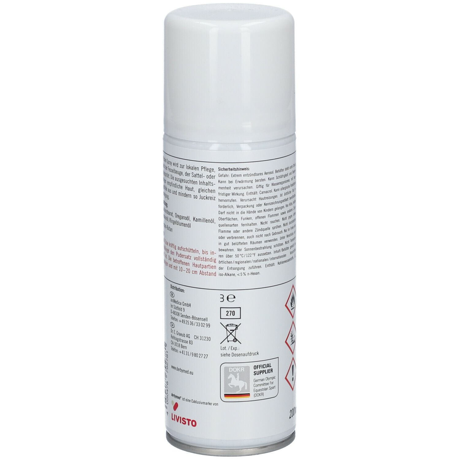derbymed® Hautpflege Puder-Spray