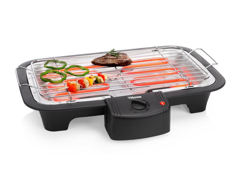 Tristar Tischgrill BQ-2813 Schwarz Elektrischer Tischgrill