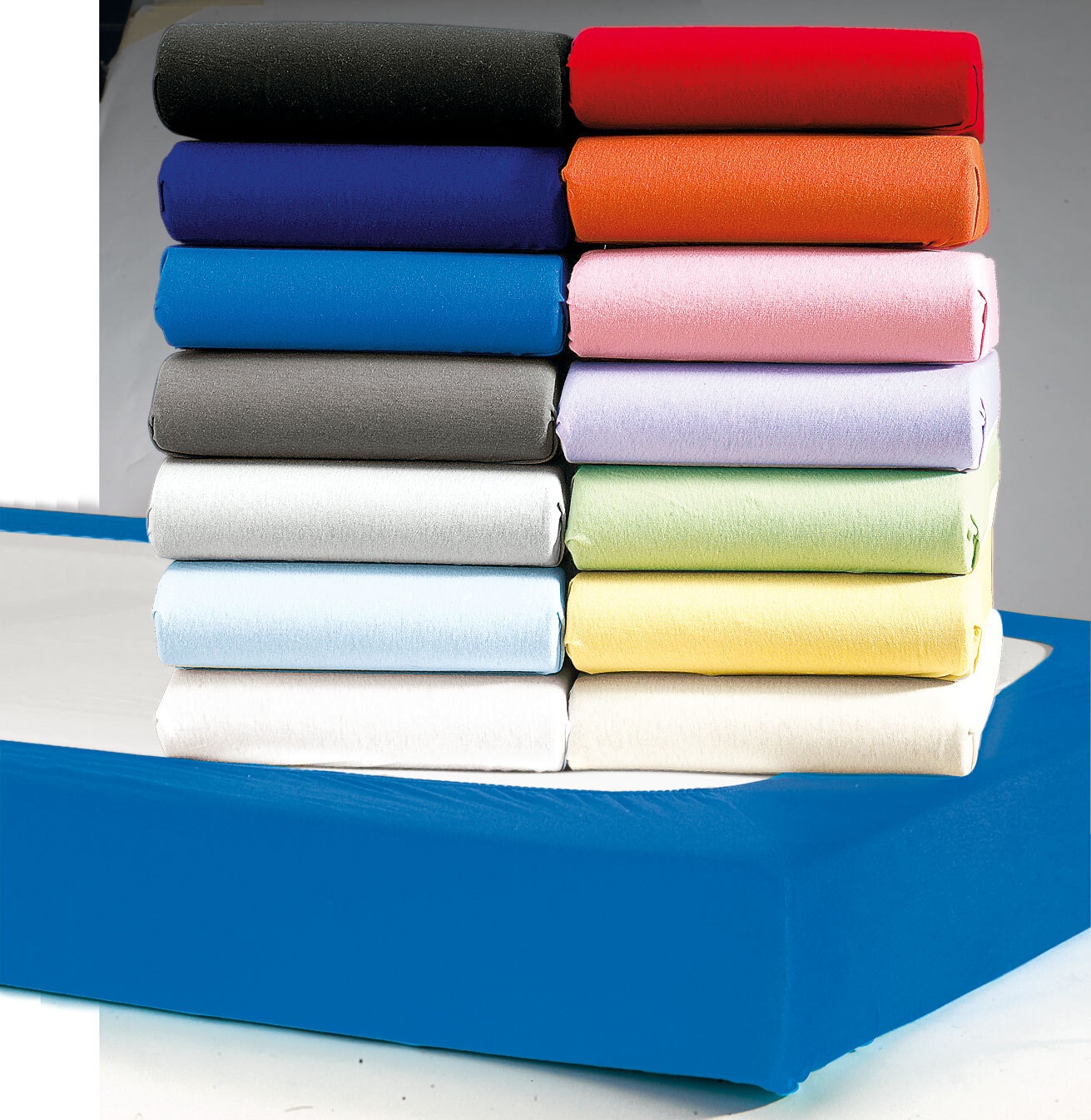 Vario Jersey-Spannbetttuch 140-160 x 200 cm anthrazit
