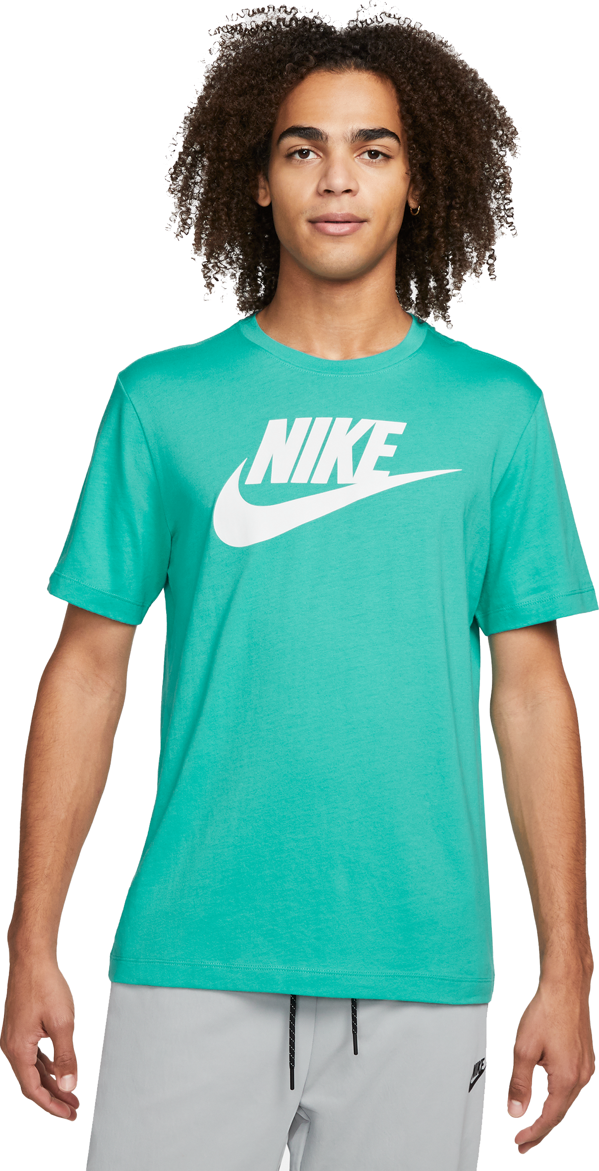 Nike Icon Futura T-Shirt Blau Weiss F392